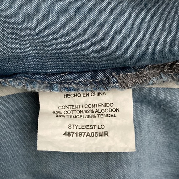 Luxology Long Sleeve Shirt Dress M (10) - Picture 12 of 16